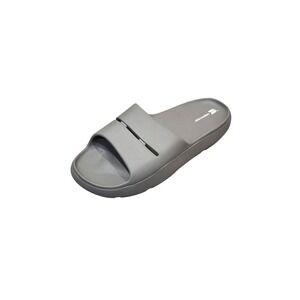 All in Motion Mens Archie Recovery Slide Sandals Gray Contoured Footbed Slip On